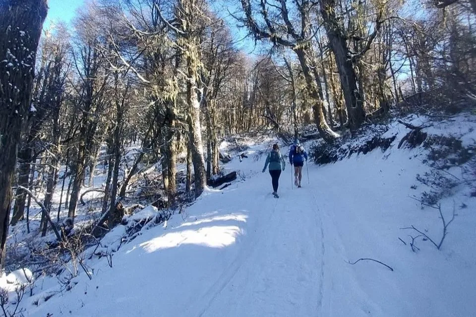 Mraz v kraju Bariloche.