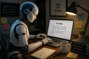 Bo vaše najljubše kolumniste zamenjala umetna inteligenca? Bog ne daj