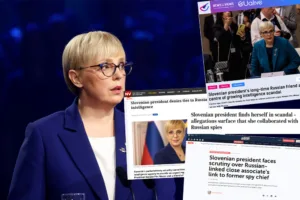 »Ruska naveza« Pirc Musarjeve odmeva v 14 državah: Se za razkritji skriva opozorilo iz tujine?